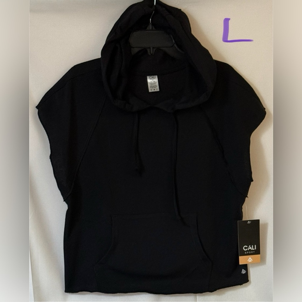 Cali Black Hooded Sweatshirt for Women